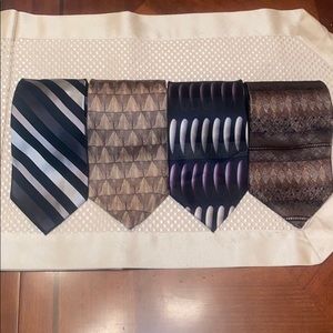 Bundle of 4 croft & barrow Silk Ties